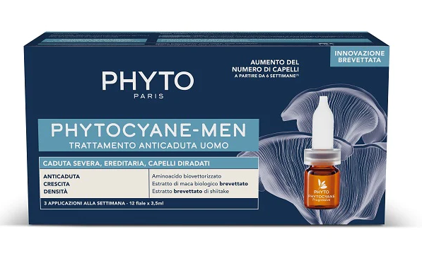 PHYTOCYANE FIALE UOMO CADUTA SEVERA 12 FIALE 3,5ML